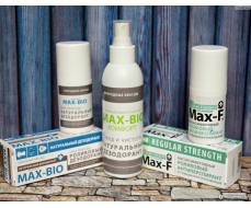 Max - F  и  Max-Bio - высокоэффективные дезодоранты и антиперспиранты.